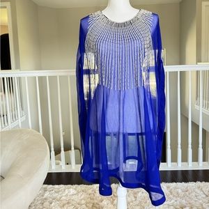 Pakistani Shalwar Kameez, Cape Style Top for Ramadan Eid Pre-owned